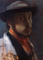 Self Portrait in a Soft Hat 1858